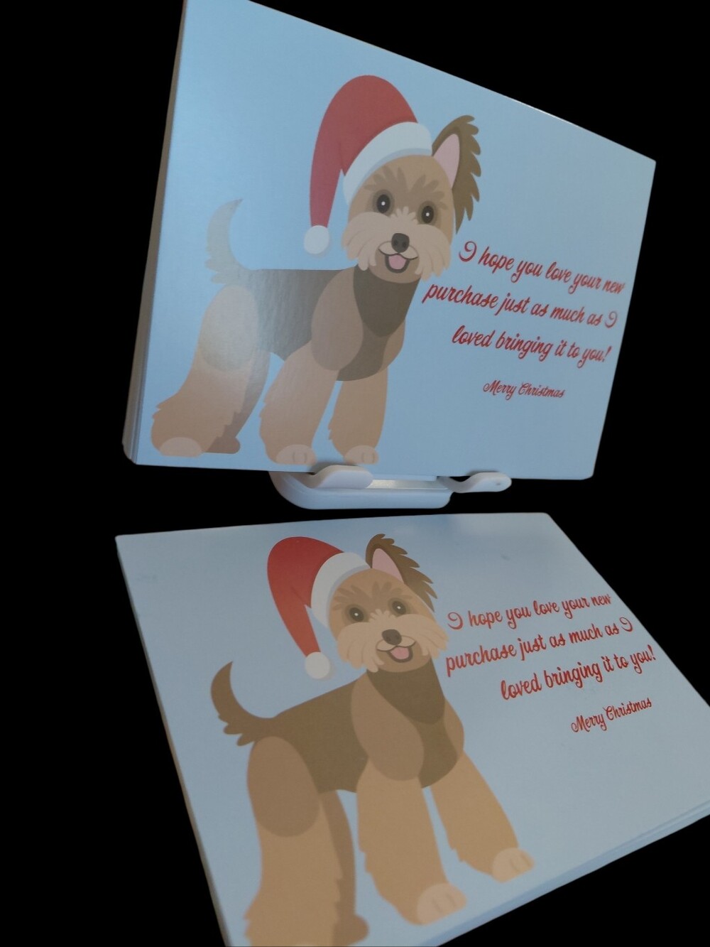 25ct. 4x6 Holiday Dog Thank You Cards -3 Random Polymailers ✨️PRICE FIRM✨️ - Picture 3 of 5